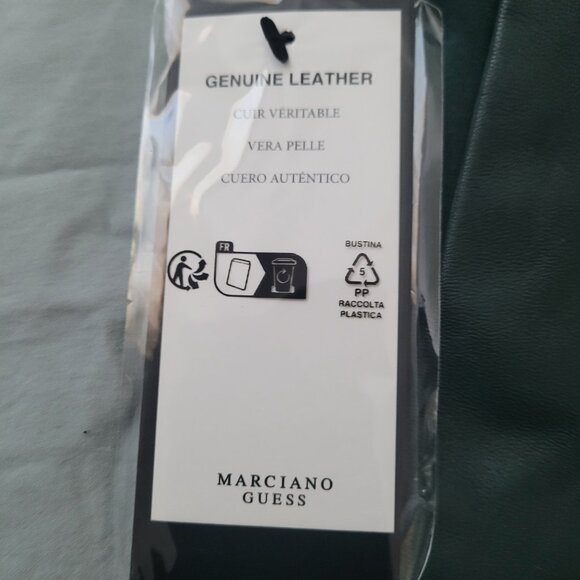 NEW MARCIANO Women's Size 4 Leggings Coy Leather High Rise Alpine Grove - Picture 7 of 9